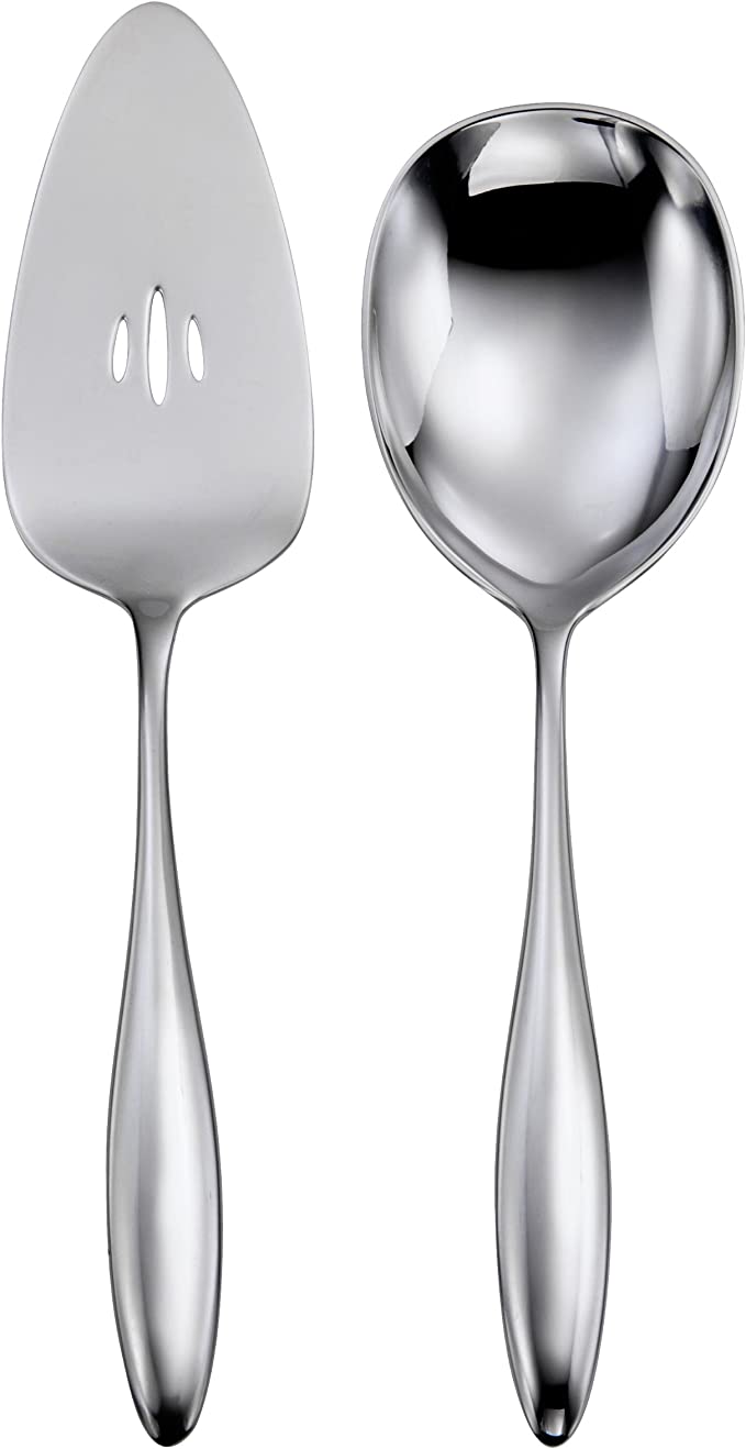 Oneida Asteria 2 Piece Entertainment Set Quality 18/10 Stainless Flatware