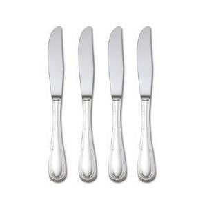 Oneida Becket Silverplate Set of 4 Butter Spreaders | Extra 30% Off Code FF30 | Finest Flatware