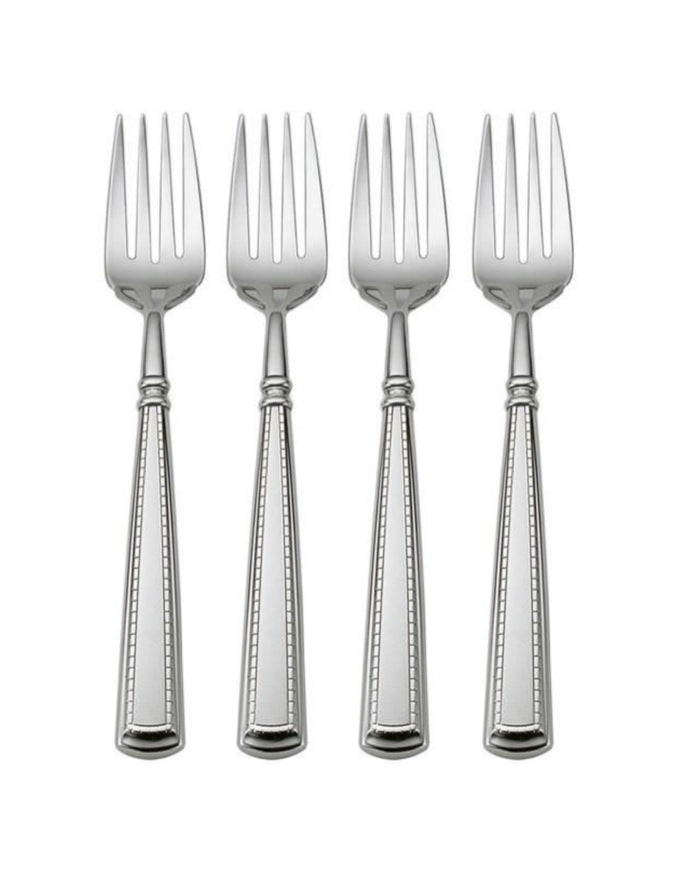 Oneida Couplet Set of 4 Salad Forks 7 3/8